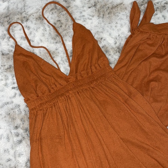 LAST 1! NWOT Free People Beach | Malibu Boho Jumpsuit | Orange *Flawed - Picture 5 of 12